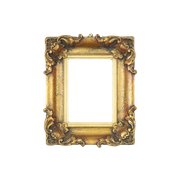 Kleine Gouden Barok Lijst Hout Klassiek Schilderij Kader 24X20Cm