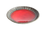 Red Ceramic Bowl By Jan Van Erp