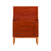 Deens Design Teak Secretaire, 1960S