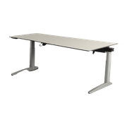 Ahrend Essa Elektrisch Bureau, Wing, Zandmelee Blad, 180 X 80/100 Cm, Hoogte Instelbaar Onderstel