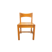6 Vintage Pine Eetkamerstoelen Ilmari Tapiovaara Hongisto 60