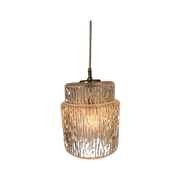 Vintage Scandinavische Glazen Lamp