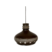 Vintage Donkerbruine Lamp