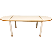 Vintage Deens Uitschuifbare Eettafel, Ovaal, Gangso Mobler