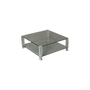 Glazen Salontafel Modern Vintage Vierkant