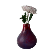 Red And Purple Colored Glass Vase