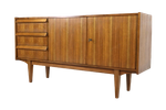 Vintage Dressoir Met 3 Lades Gemaakt In De Jaren '60