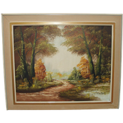 Schilderij Bos Landschap