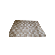 Pre Loved Checkboard Beige Crème Vloerkleed 2.30X1.60