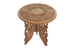 Wood Carved Plant Table