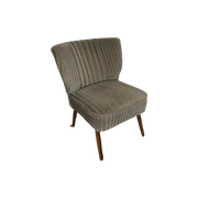 Heerlijke Rib Cord Vintage 50S Cocktail Fauteuil
