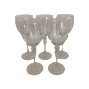 5X Wijnglas / Glazen Met Bolletje Poot - Luminarc