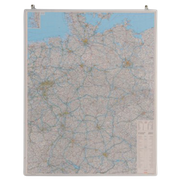 Officenow Landkaart Duitsland, 102 X 127 Cm