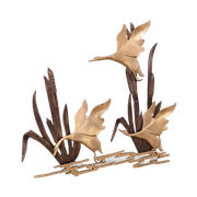 Ng19 – Bijan Bahar – Brass Sculpture – Birds