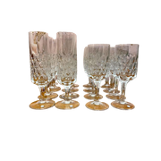 Prachtige Vintage Kristallen Champagneglazen Peill & Putzler | Kerst