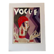 Fashion Vogue Poster Jaren20 Met Passe-Partout L40X30Cm