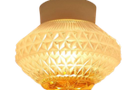 Herda Glashütte Vintage Plafonnière Plafondlamp
