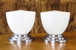 Art Deco Opaline Plafonnières - Setprijs