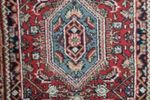 Tm27 Perzisch Kleedje Verfijnd Patroon Rood Blauw Beige