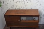 Vintage Radiomeubel Goldfunk Met Platenspeler Jaren 50