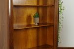 Antiek Jaren 20 Art Deco Notenfineer Vitrinekast