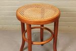 Vintage Thonet Webbing Kruk