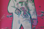 Andy Warhol'S 'Moonwalk'       |   White/Purple/Pink Version