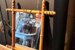 Faux Bamboo Spiegel - Oude Koperen Ketting