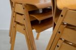 6X Stapelbare Eetkamerstoelen