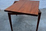 Midcentury Eetkamertafel Teak Met Uitklapbaar Blad Uniek