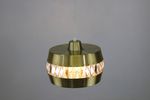Great Looking Retro Pendant Lamp In Messing And Glass *** Mid Century *** Sandinavian Design Ligh