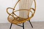 Vintage Fauteuil Rotan
