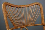 Zeer Zeldzame Rotan Design Fauteuil, Rohé Noordwolde