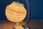 Vintage Tafellamp Met Bolle Glazen Kap | Kerst