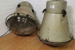 Vintage Industriële Lampen, Fabriekslampen, Hanglamp Pr/Pst