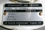 Vintage Industrial Ibm Station Clock, Paris