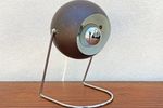 Vintage Bruine Eyeball / Bollamp / Tafellamp / Bureaulamp