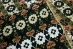 Gf48 Vintage Grand Foulard Bloemenmotief Reversibel 220/200 | Kerst