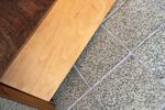 Mid Century Teak Zwevend Nachtkastje Pastoe Japanse Serie