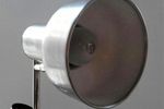 Vintage Aluminium Spot Lamp, Vloerlamp, Staande Lamp
