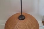 Vintage Rotan / Bamboe Lamp In Crespi Stijl