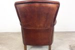 Vintage Schapenleren Fauteuil Duiven
