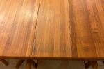 Niels Koefoed Teakhout Eettafel + 4 Stoelen Deens Design Vintage