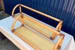 Set Vintage Bamboe Wandplankjes / Muurplank Rotan