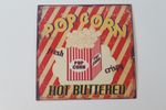 Retro Reclamebord Popcorn Plaat Blikken Plaatje