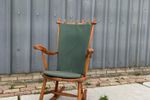 Houten schommelstoel - 95x55x105 cm | Het oude gebint