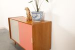Vintage Fineer Design Kast Jiri Jiroutek Roze Wit U-452
