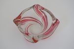 Ashtray With Pink Swirl