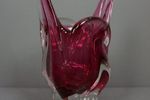 Roze Glazen Vaas, Josef Hospodka, Chribska Glasfabriek