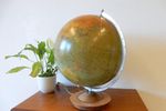 Vintage Wereldbol Globe Lamp Tafellamp Voor 1981 Mid Century